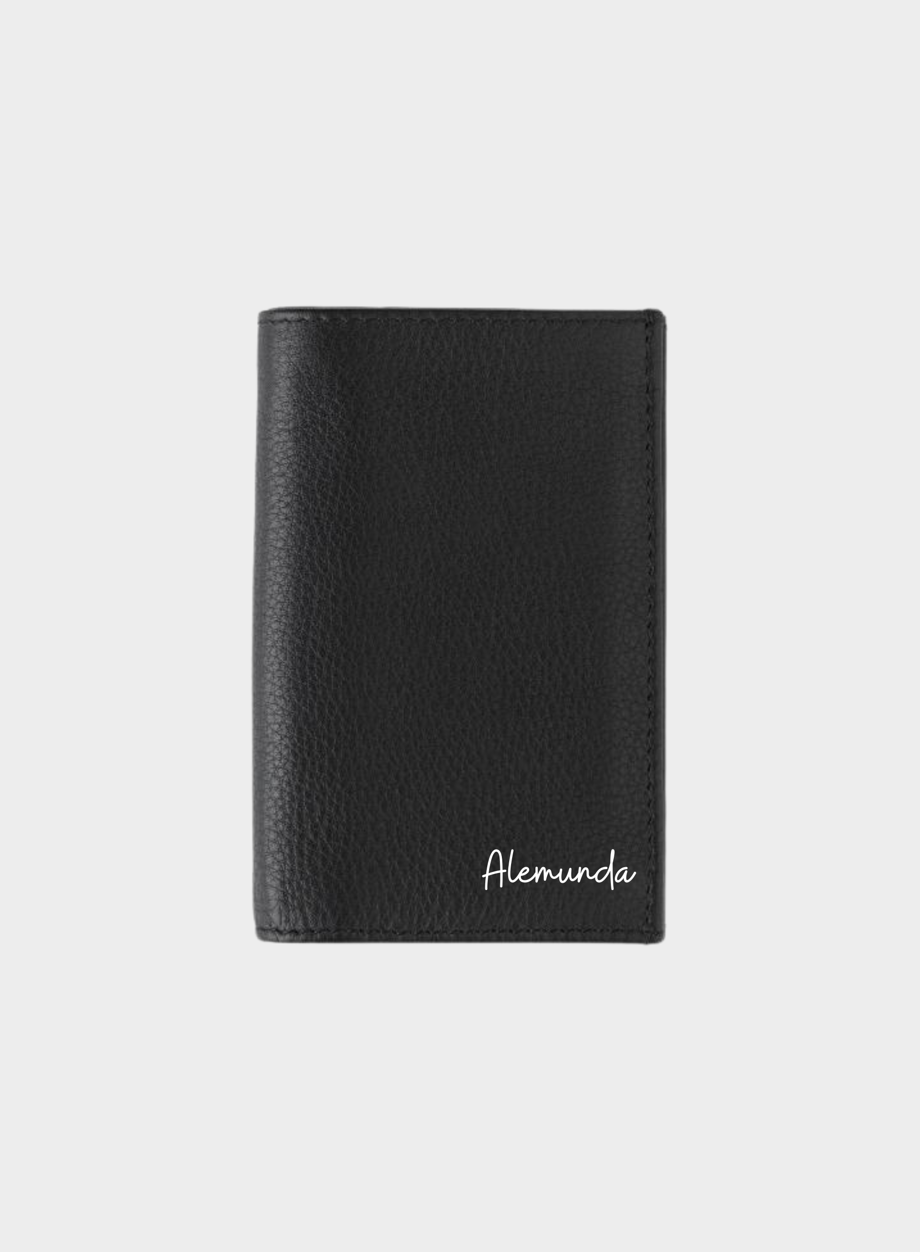 Split leather wallet